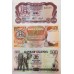 UGANDA 1966-1991 . TWENTY 20 - FIVE HUNDRED 500 SHILLINGS BANKNOTES